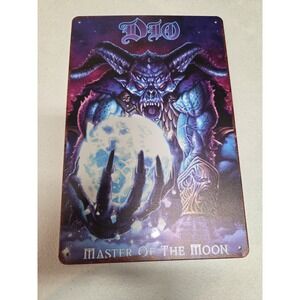 Dio Master Of The Moon Rustic-looking 8x12 Metal Sign  Heavy Metal